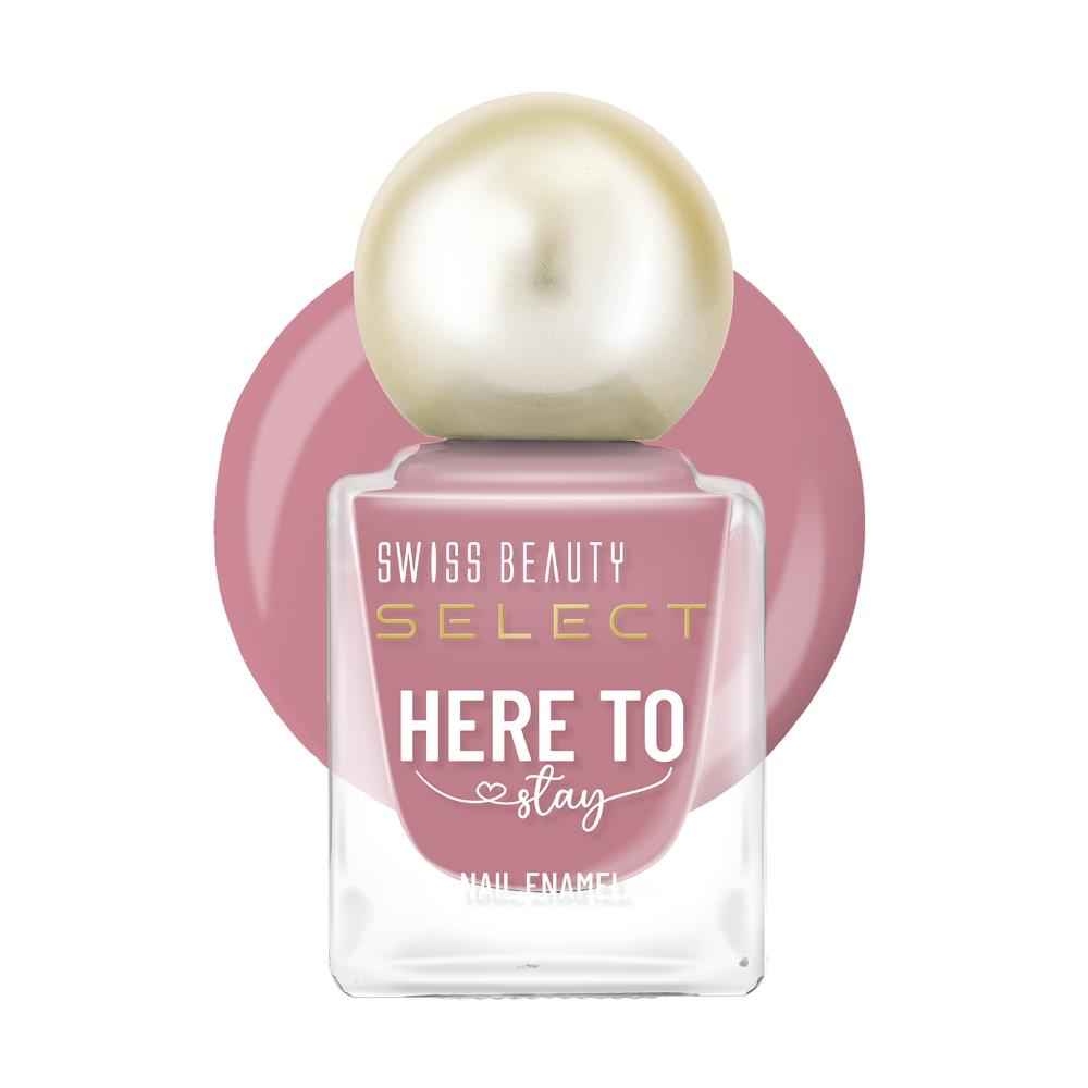 Buy Swiss Beauty Select Here to Stay Nail Enamel with High gloss finish | Waterproof & Long-Lasting | Non - stain chip resistant |4 Nude Avenue 12 ml - Purplle