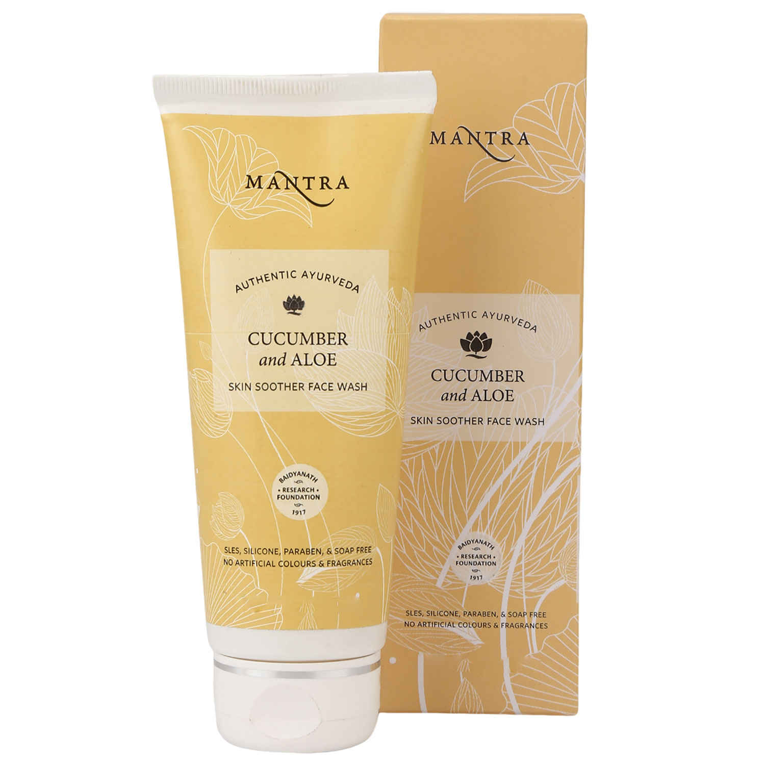 Buy Mantra Herbals Cucumber And Aloe Skin Soother Face Wash 50 ml - Purplle