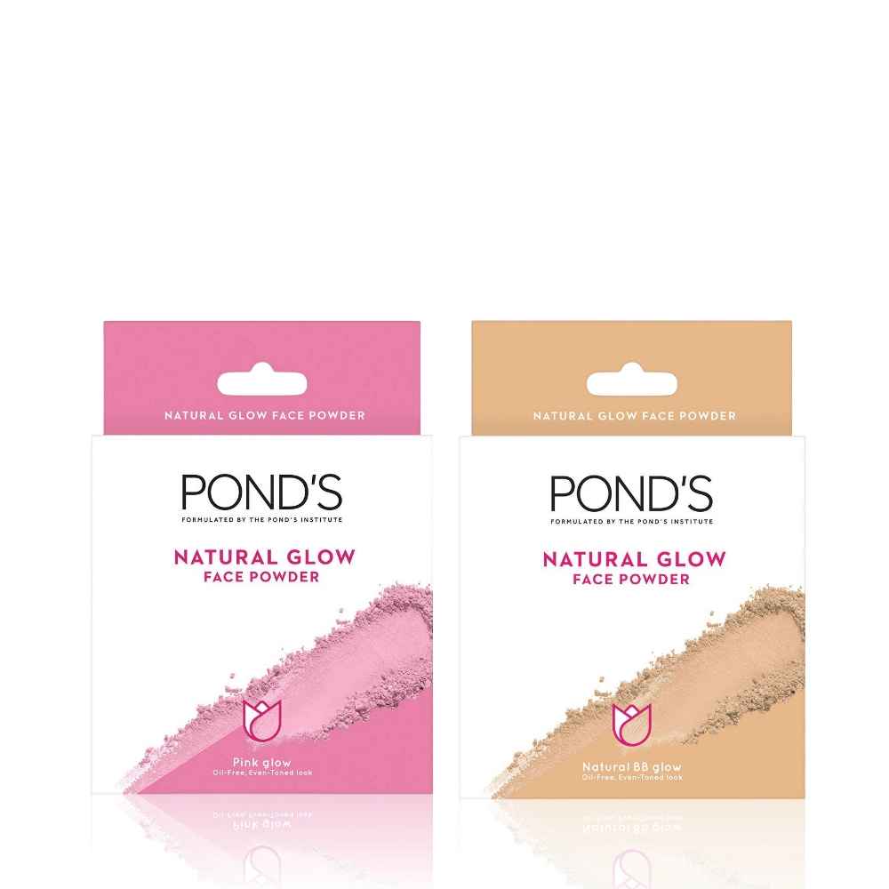 Buy Pond's Natural Glow Face Powder ,Pink Glow - 30G + BB Glow - 30G - Purplle