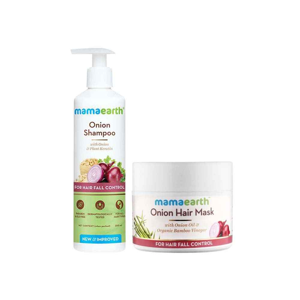 Buy Mamaearth Onion Hair Care Combo - Combo of 2 - Purplle