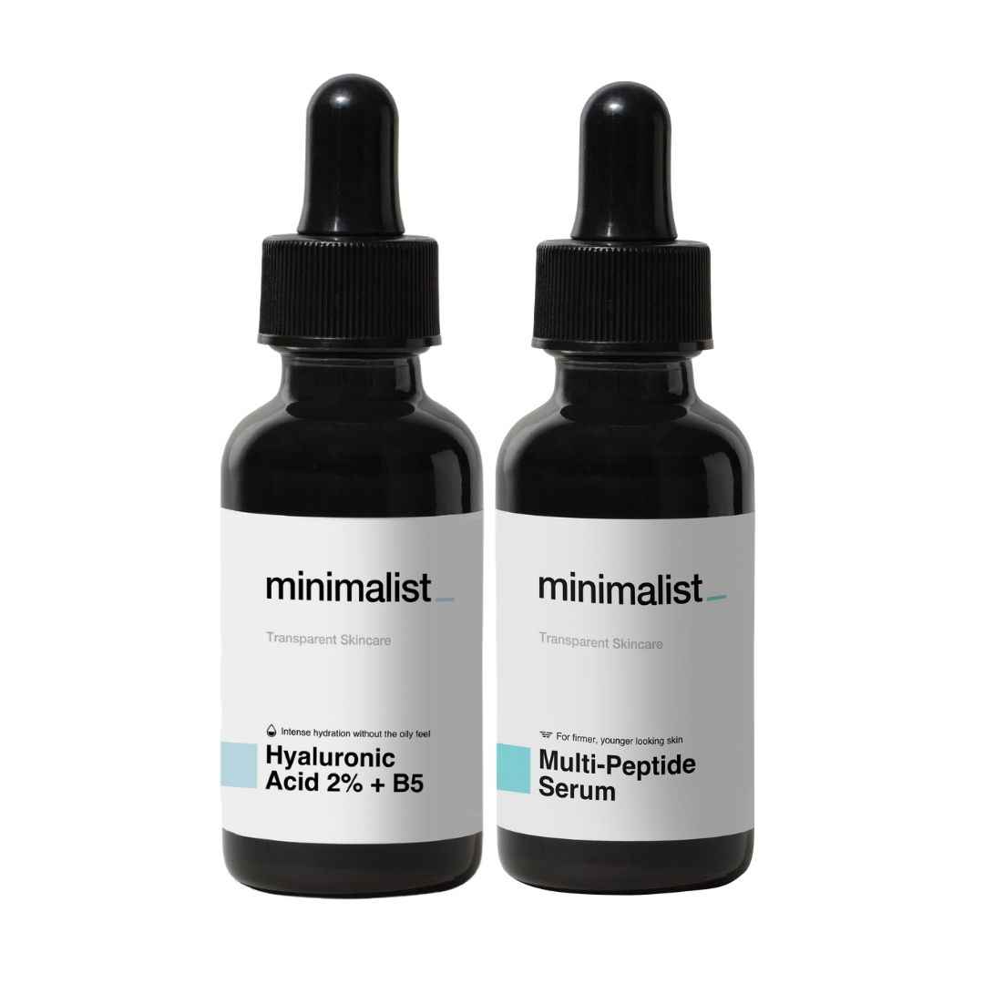Buy Minimalist Hydration & Over Night Repair Duo For Dry, Dehydrated & Dull skin - Purplle