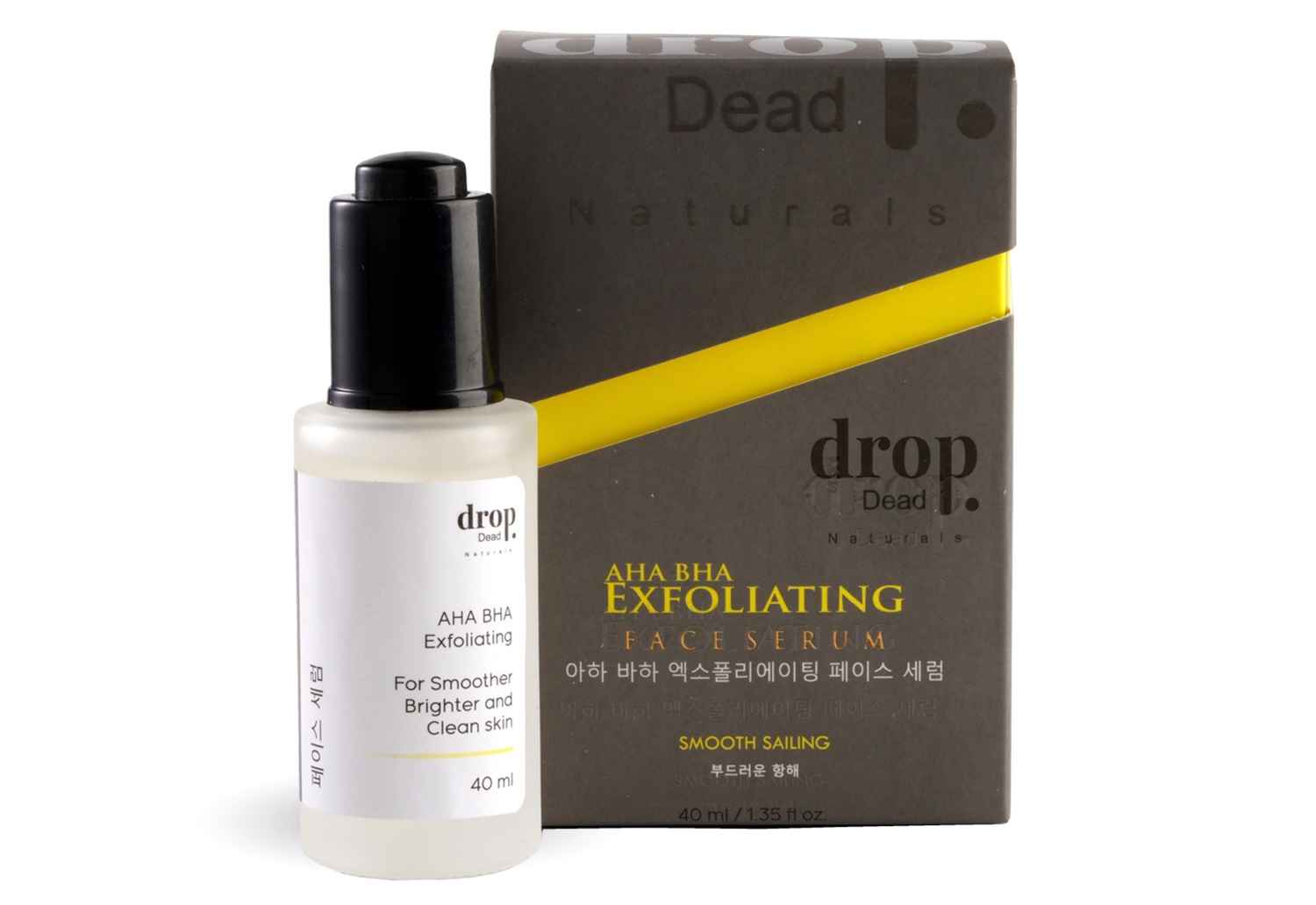 Buy DropDead Naturals Exfoliating AHABHA Face serum 40 ml - Purplle