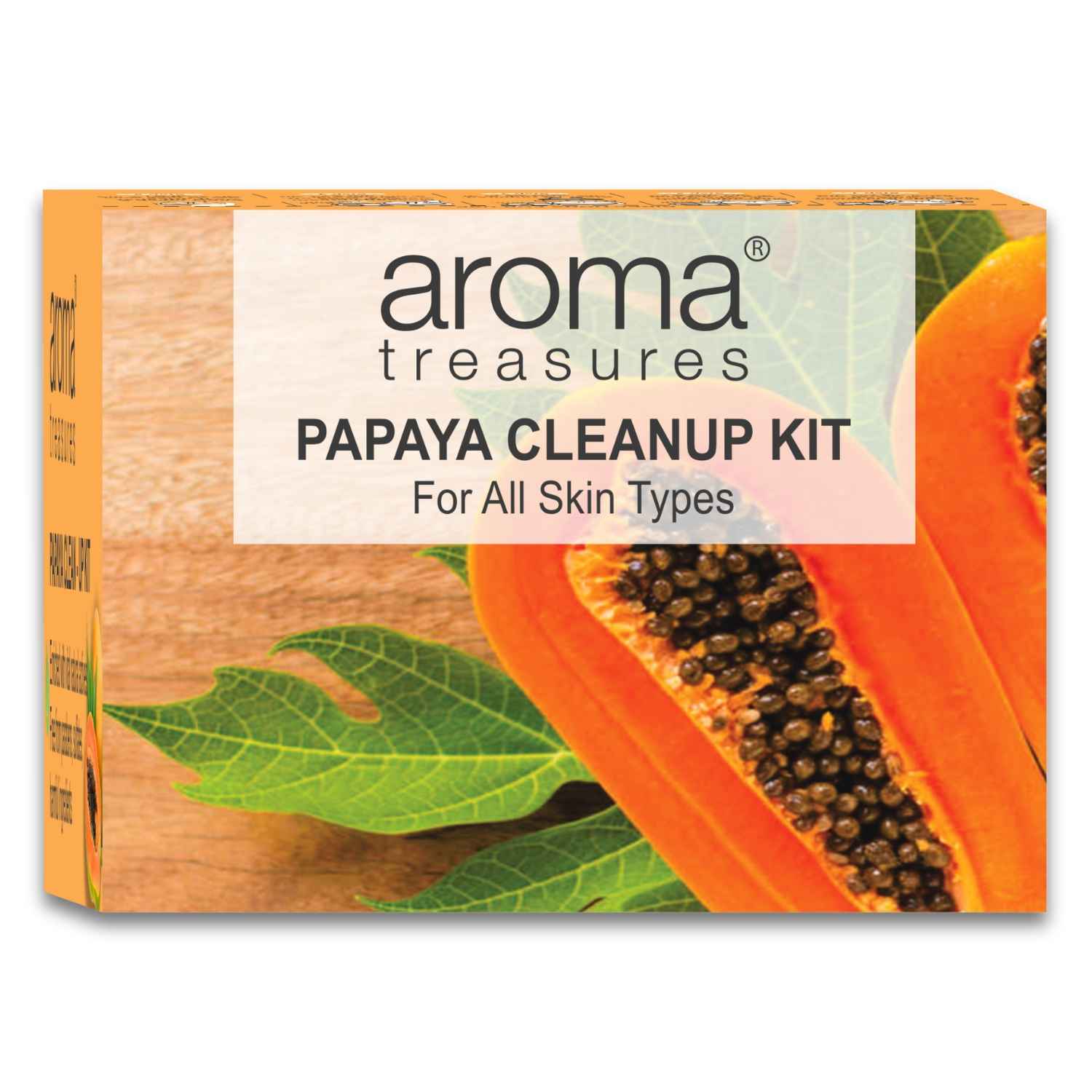 Buy Aroma Treasures Papaya Cleanup Kit - one time use, 25 gm - Purplle