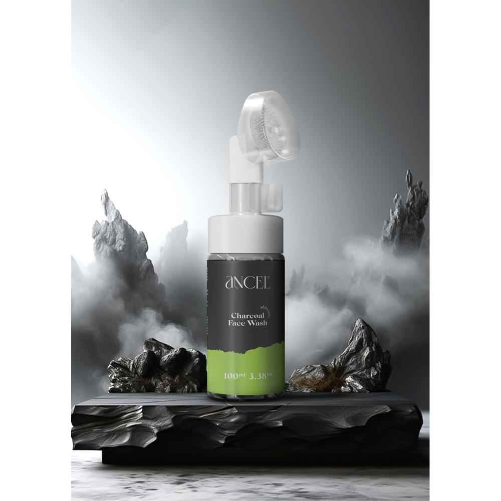 Buy ANCEL Charcoal Foaming Face Wash I 100 ml - Purplle