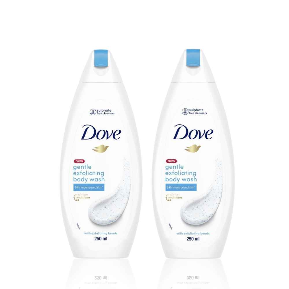 Buy Dove Fresh Gentle Exfoliating Bodywash (Pack of 2) - Purplle