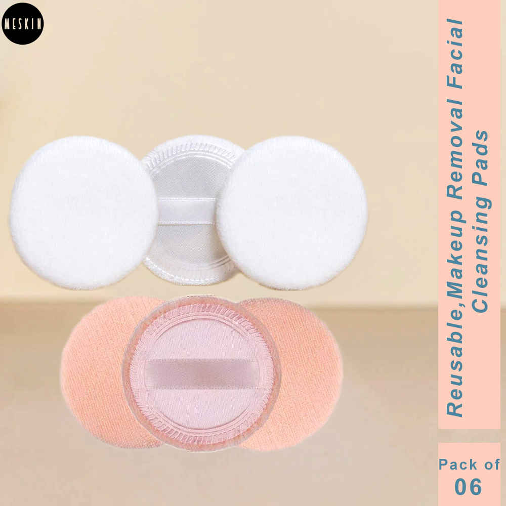 Buy A MeSkin Finger Puff Professional Makeup PuffA msk Finger puffA A (Pack of 6 with Assorted Colors) - Purplle