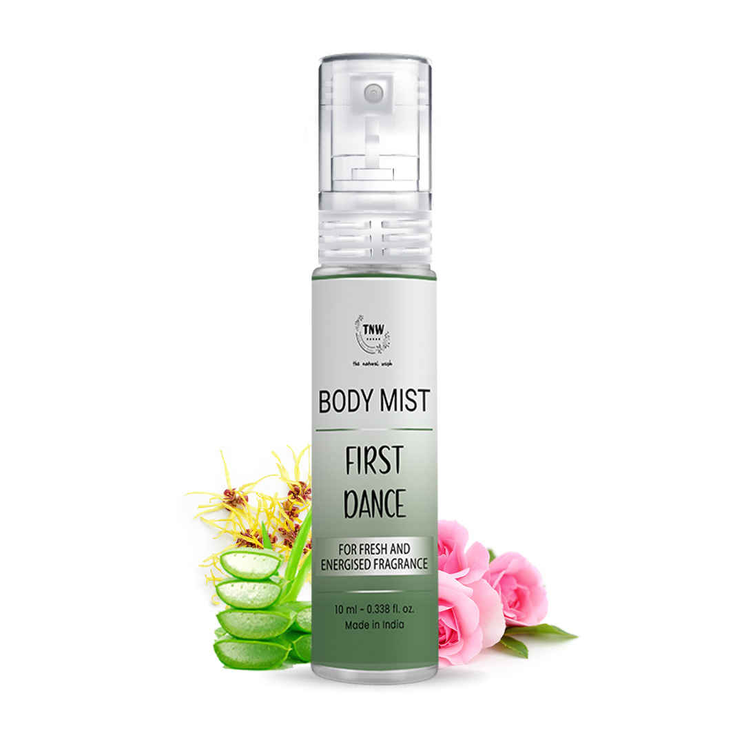 Buy TNW The Natural Wash First Dance Body Mist Mini| With Fresh and Energized Notes | Unisex Fragrance | For Long-lasting freshness 10 ml - Purplle
