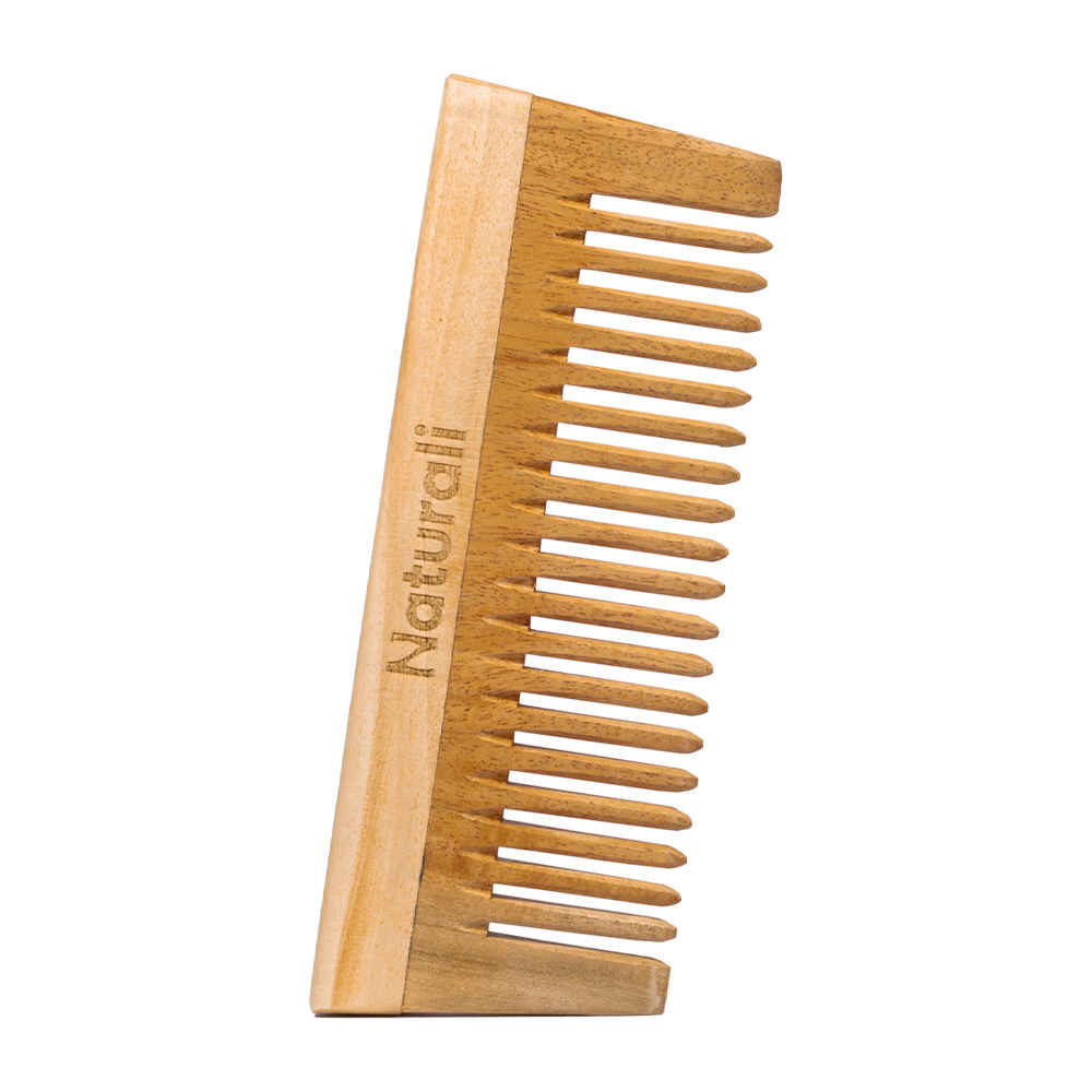 Buy Naturali Oil Treated Natural Neem Wood Comb, 60 gm - Purplle