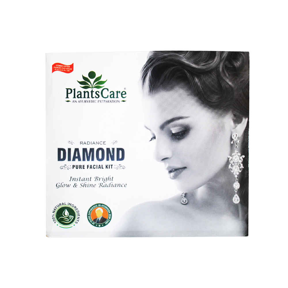 Buy Plants Care Radiance Diamond Pure Facial kit mini 100 gm - Purplle