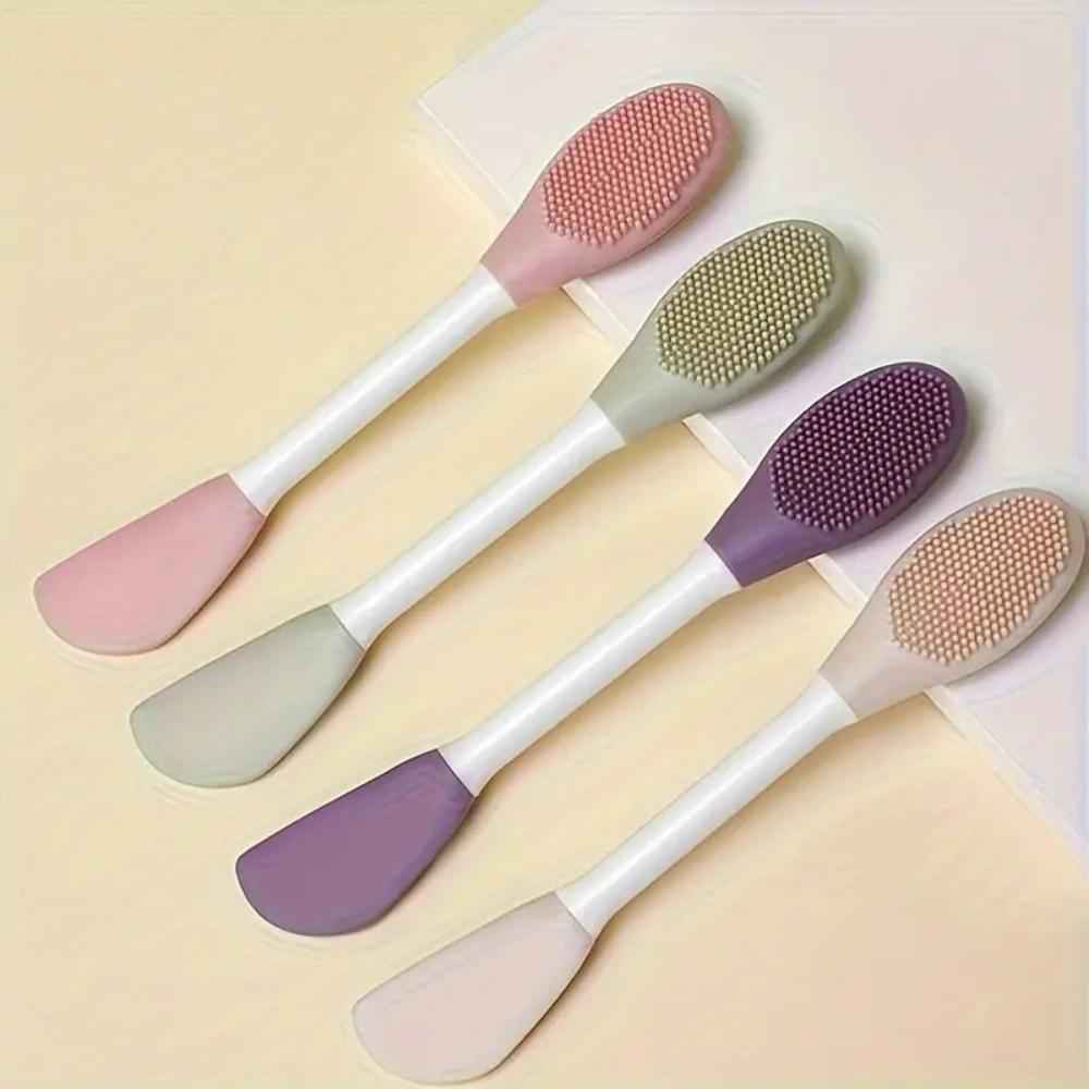 Buy Trendzie Skin Care Silicone 2 in 1 Face Mask Applicator & Facial Cleansing Massager (Assorted Color) 1 pc - Purplle