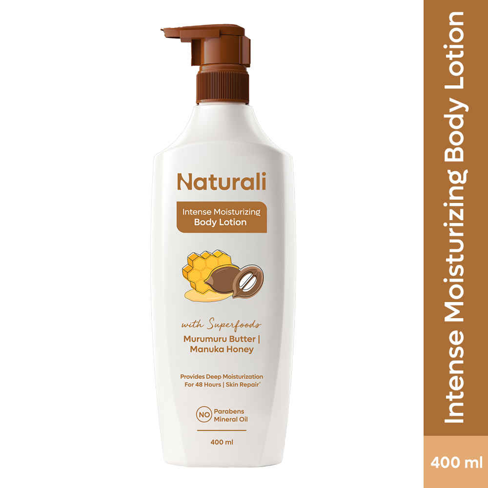 Buy Naturali Intense Moisturisation Body Lotion With Murumuru Butter & Manuka Honey 400 ml - Purplle