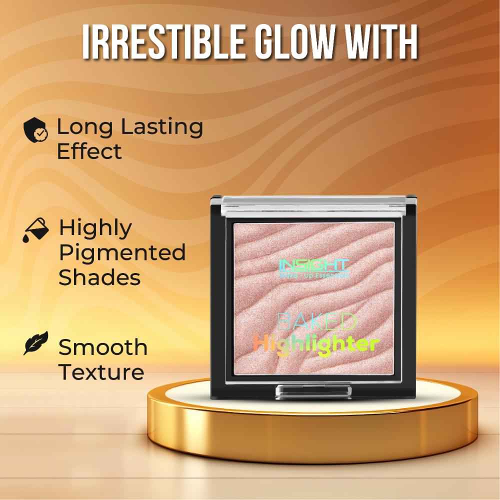 Buy Insight Cosmetics Baked Highlighter - Transparent Nude 12 gm - Purplle