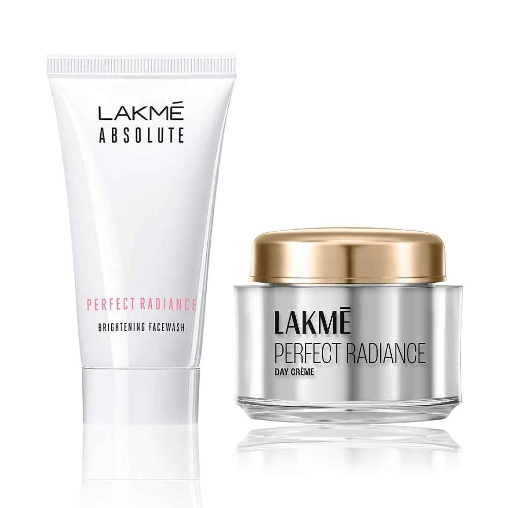 Buy Lakme Perfect Radiance Duo Combo (Face Wash, Illuminated Look, 50 g + Ultime Collection Day Cream With Niacinamide 50 gm) - Purplle
