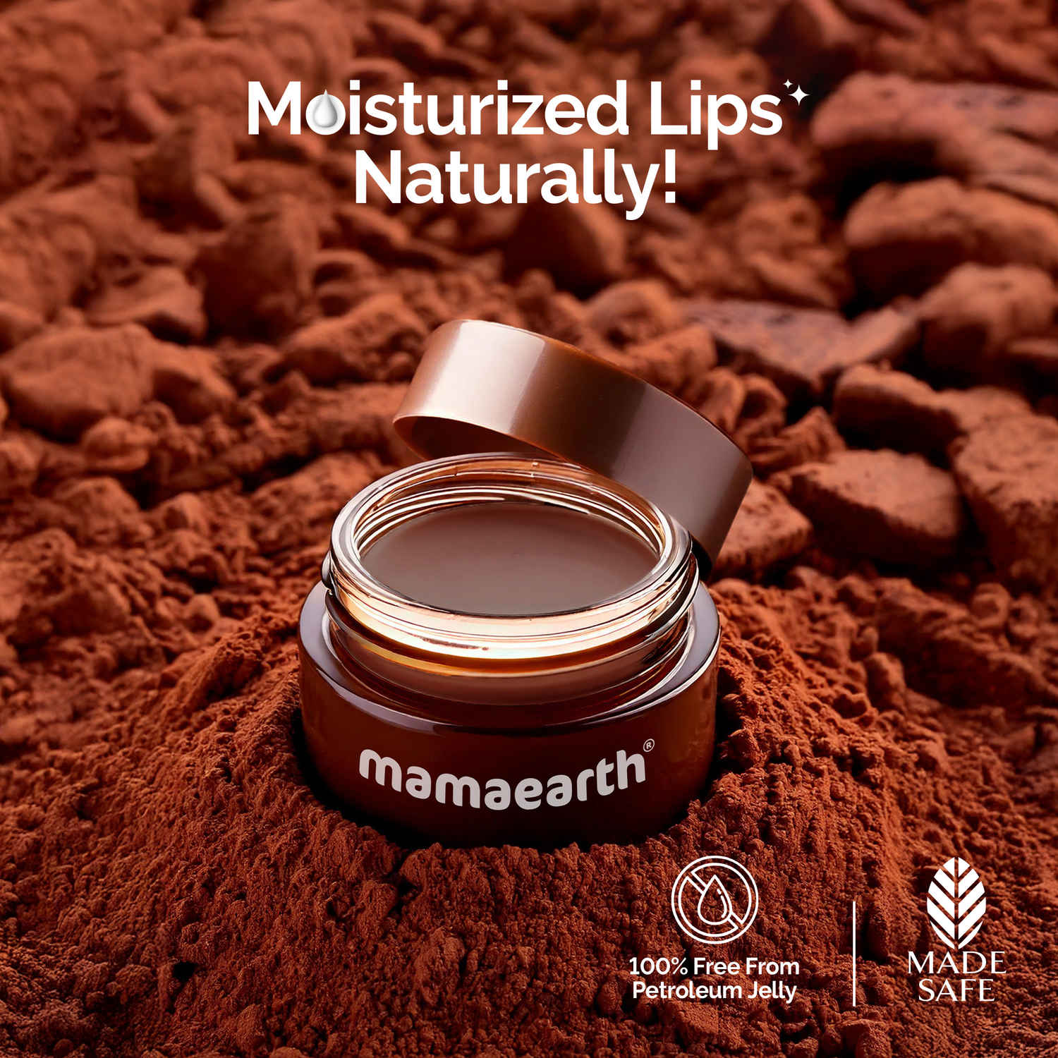 Buy Mamaearth Cocoa Moisture Therapy Lip Balm for Dry & Chapped Lips 15 gm - Purplle