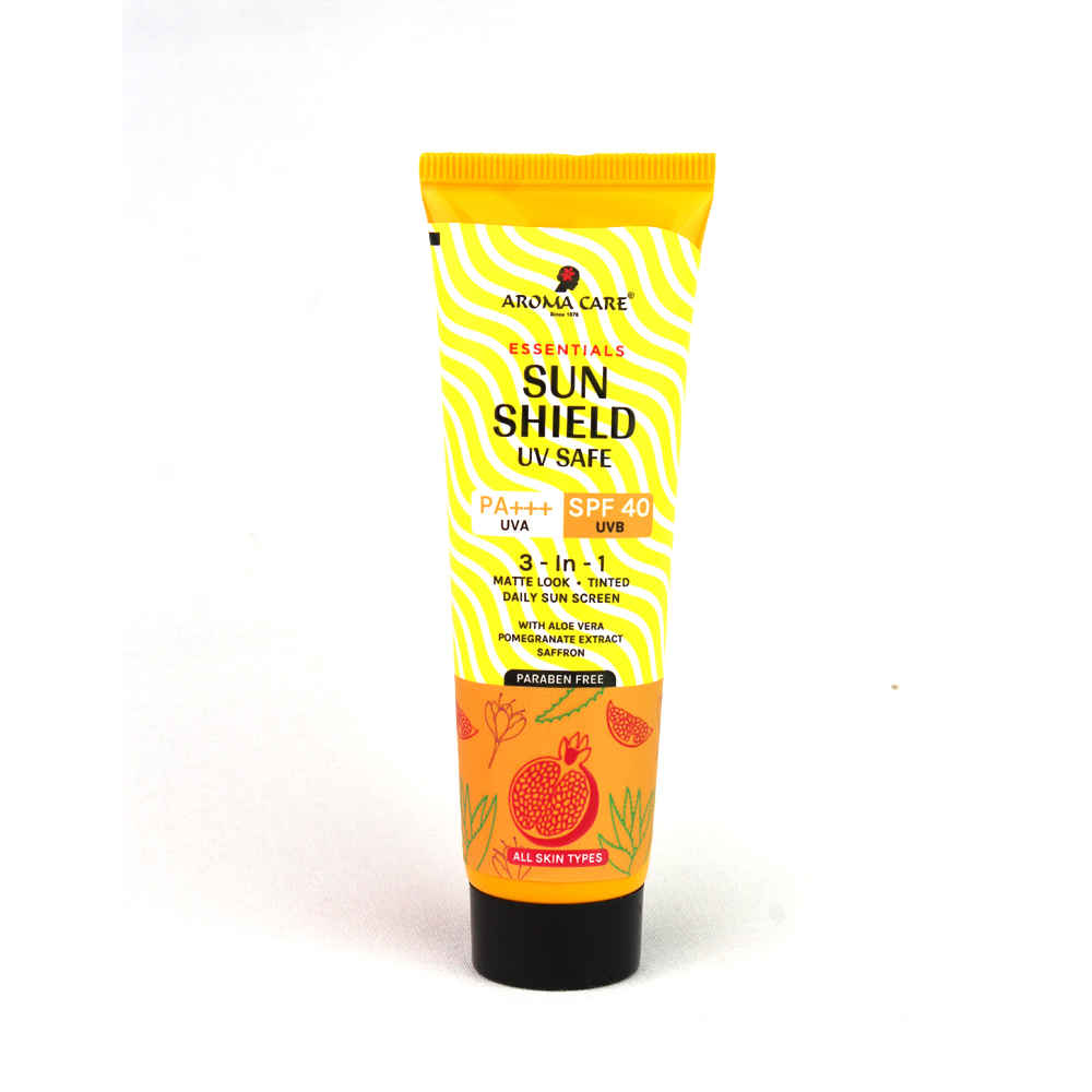 Buy Aroma Care Sun Shield UV Safe SPF 40 3-IN-1 50 ml - Purplle