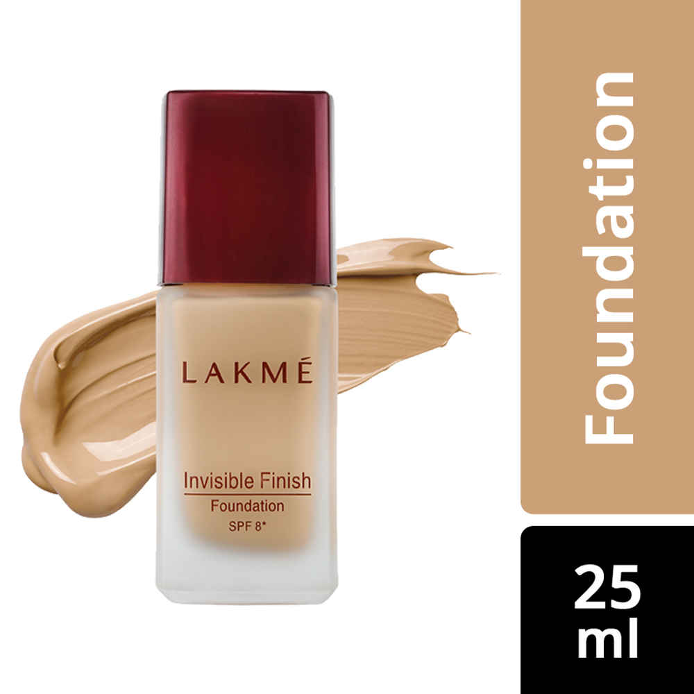 Buy Lakme Invisible Finish SPF 8 Foundation - Shade 04 (25 ml) - Purplle