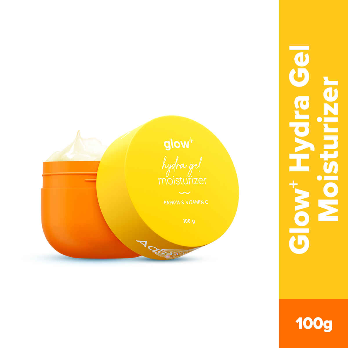 Buy Aqualogica Glow+ Hydra Gel Moisturizer with Vitamin C & Papaya - 100 gm - Purplle