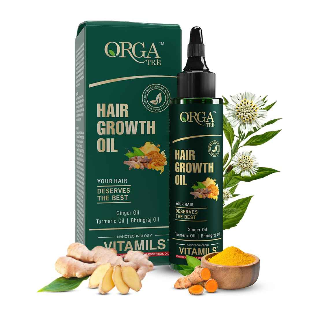 Buy Orgatre Hair Growth Oil For Men & Women (100ml) - Purplle