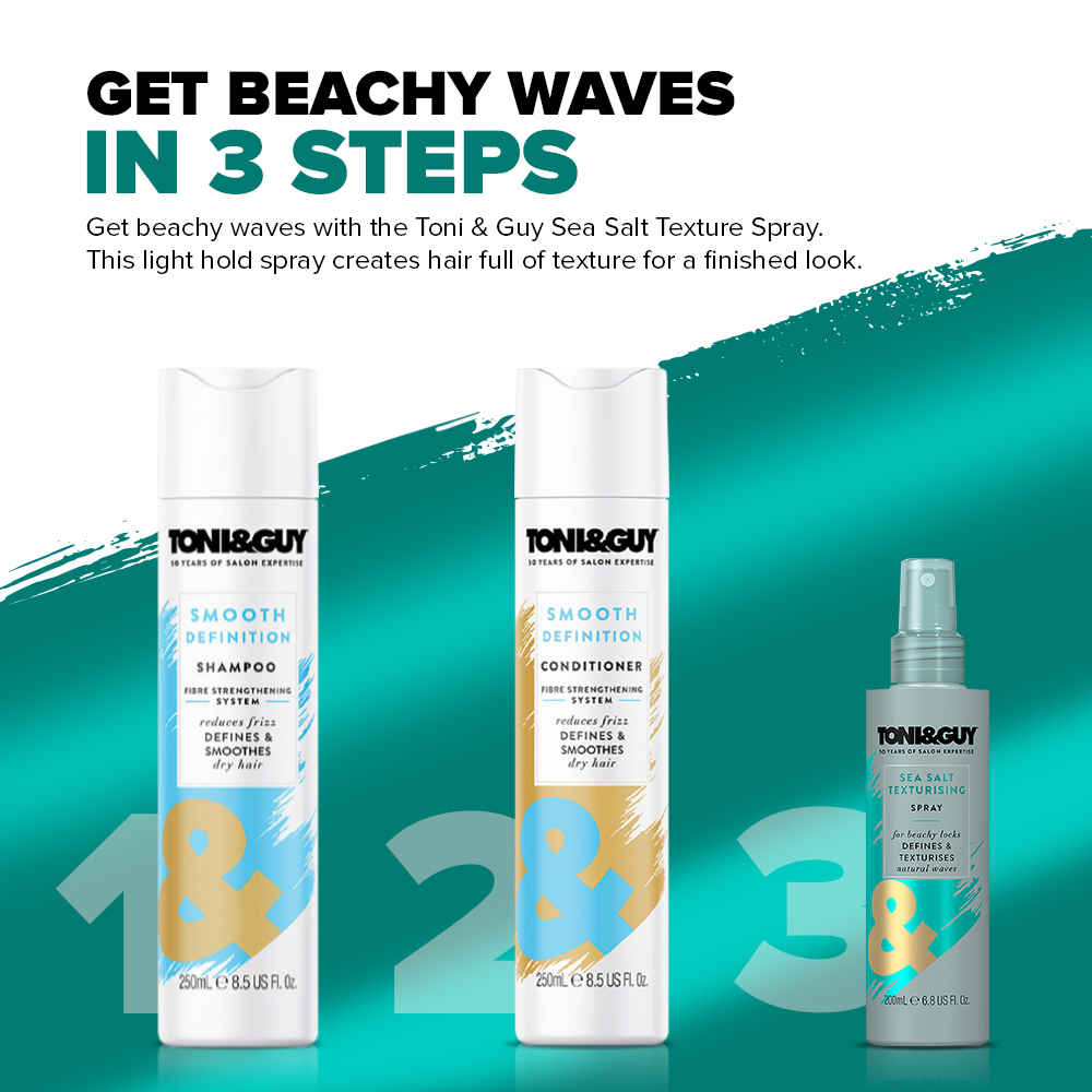 Buy Toni&Guy Sea Salt Texturizing Spray, for beach locks & natural waves|200ml - Purplle