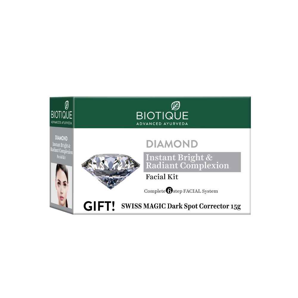 Buy Biotique Diamond Facial Kit 5X10G+15 gm(Diamond Kit) - Purplle