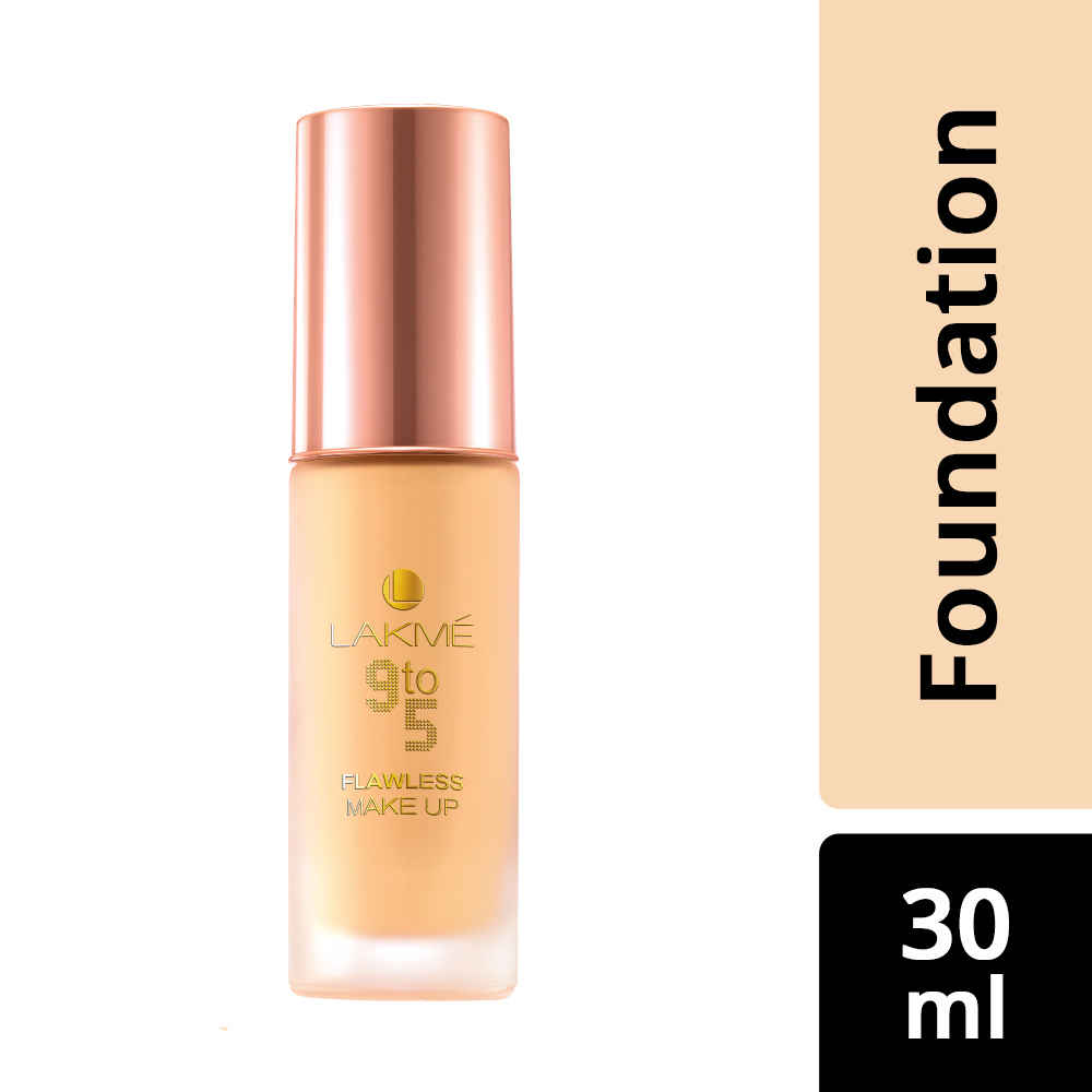 Buy Lakme 9 To 5 Flawless Makeup Foundation - Marble (30 ml) - Purplle