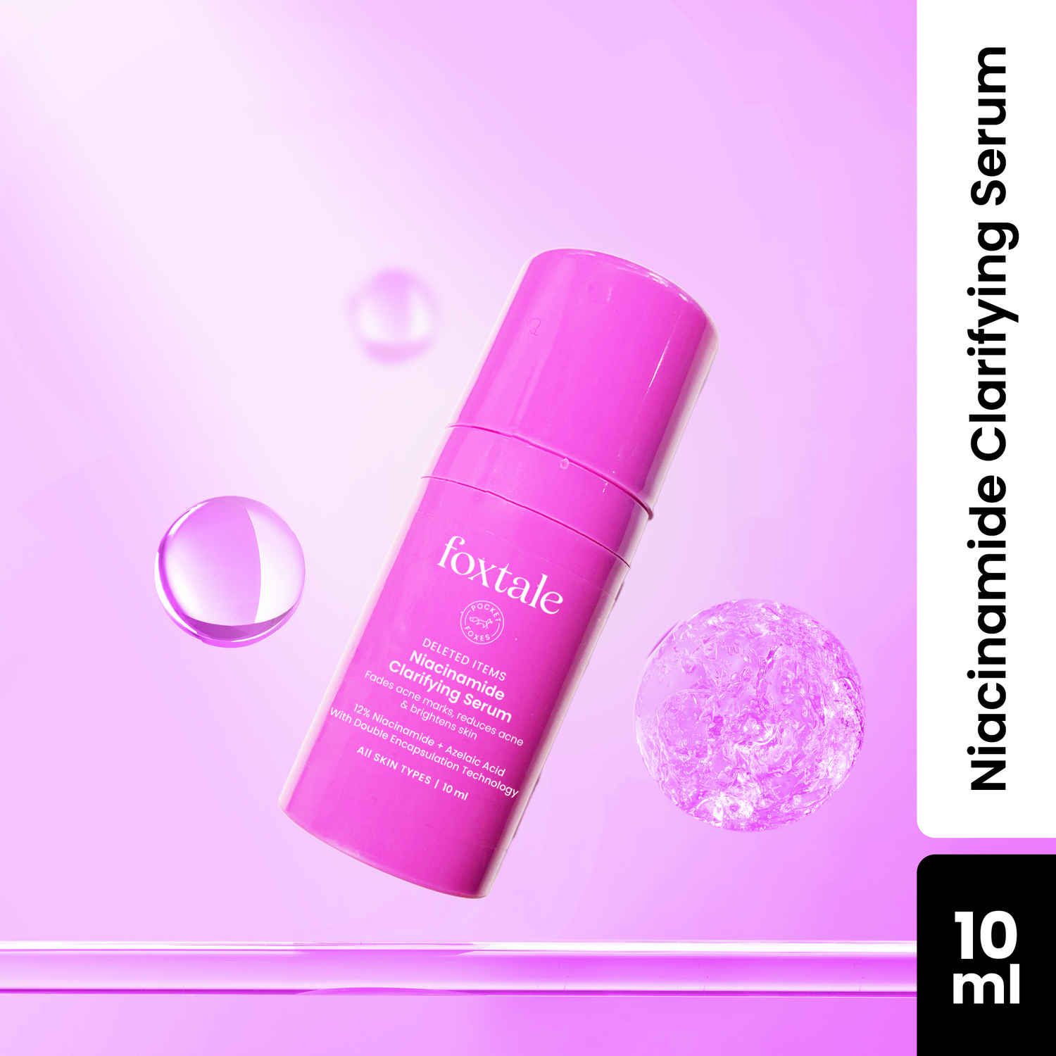 Buy Foxtale Deleted Items Niacinamide Clarifying Serum 10 ml - Purplle