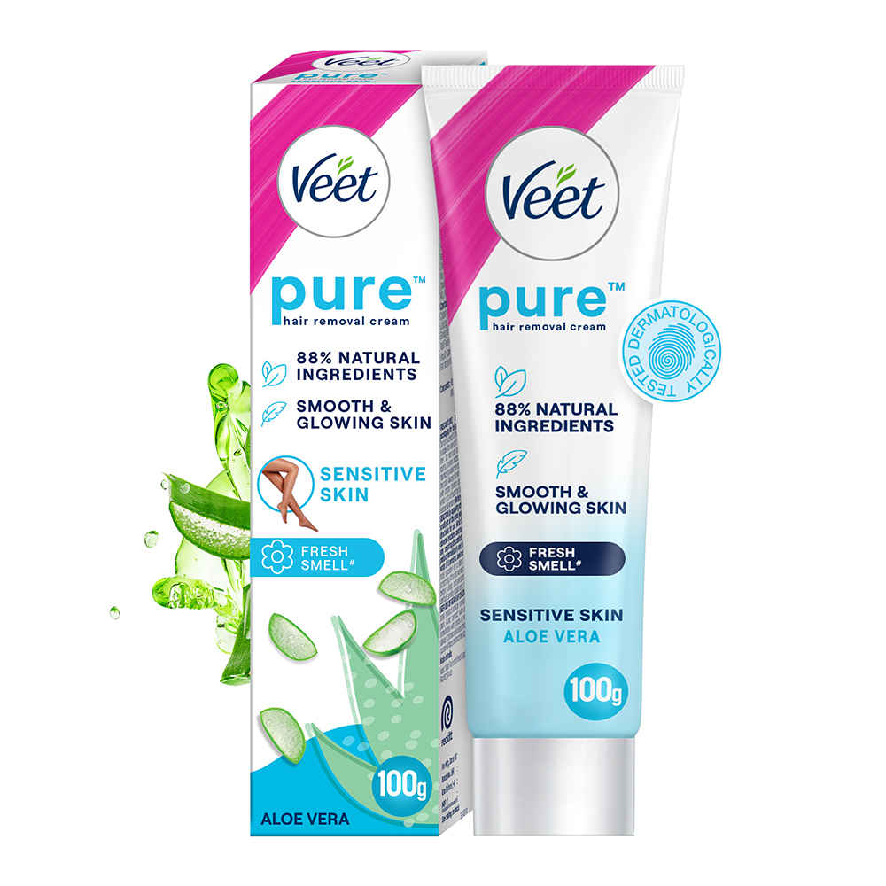 Buy Veet Hair Removal Cream - Sensitive Skin 100 gm - Purplle