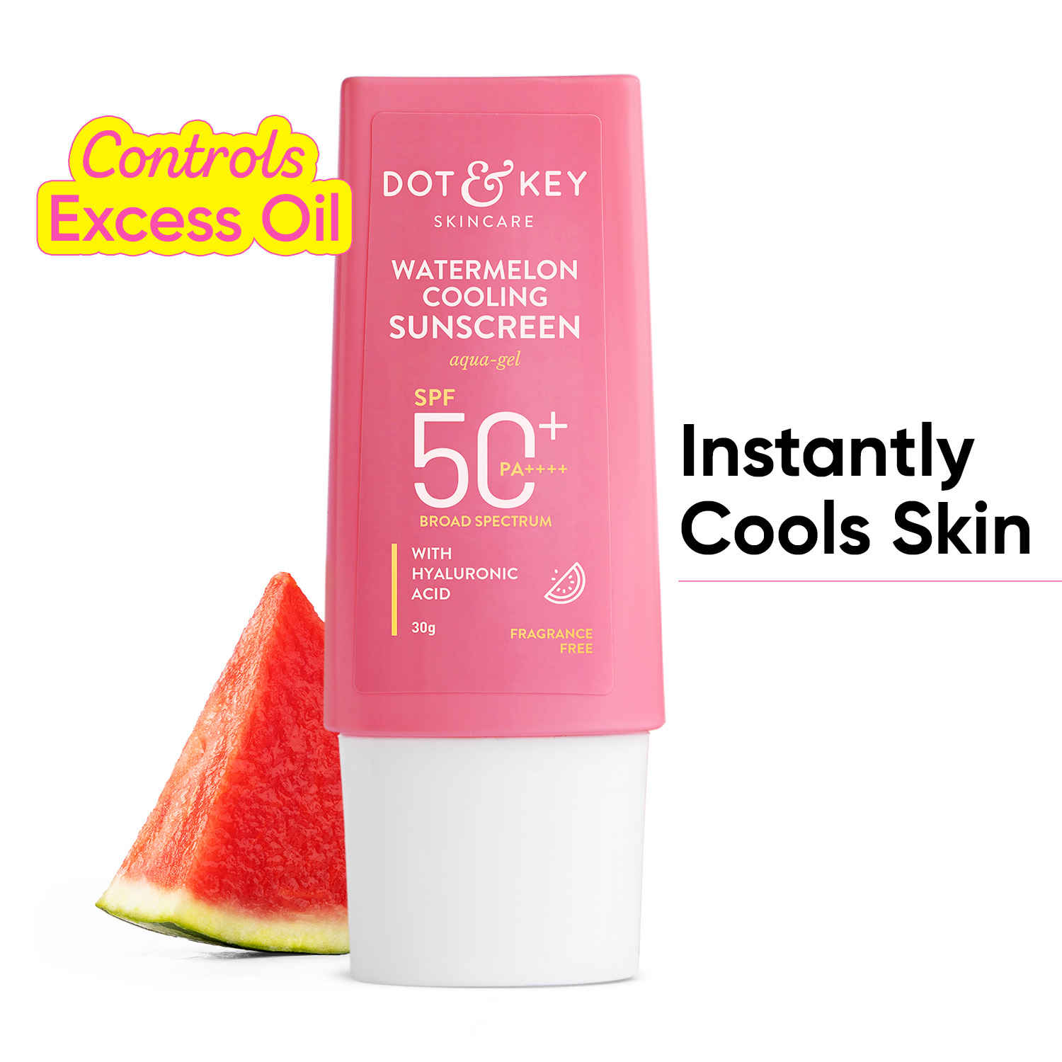 Buy Dot & Key Watermelon Cooling Sunscreen SPF 50+ PA+++ - 30 gm - Purplle