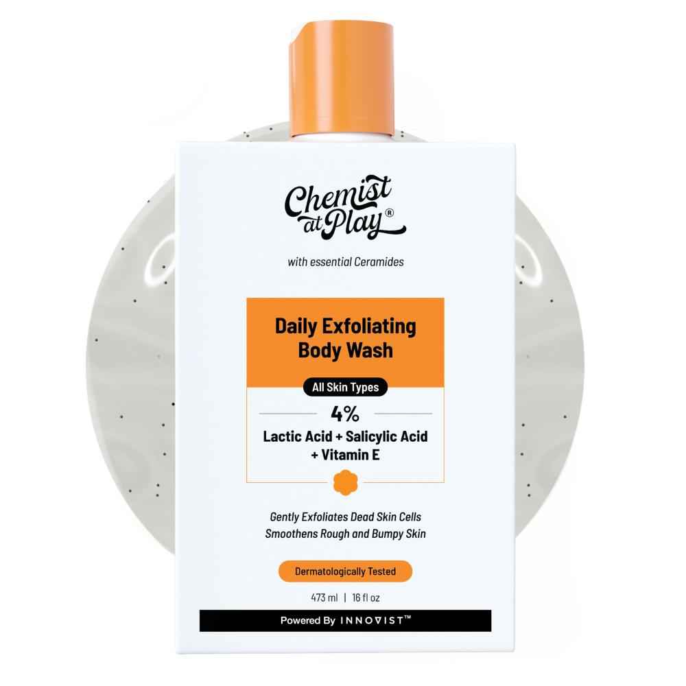 Buy Chemist at Play Exfoliating Body Wash | Salicylic Acid, Vitamin E & Lactic Acid | Softens Skin (473 ml) - Purplle