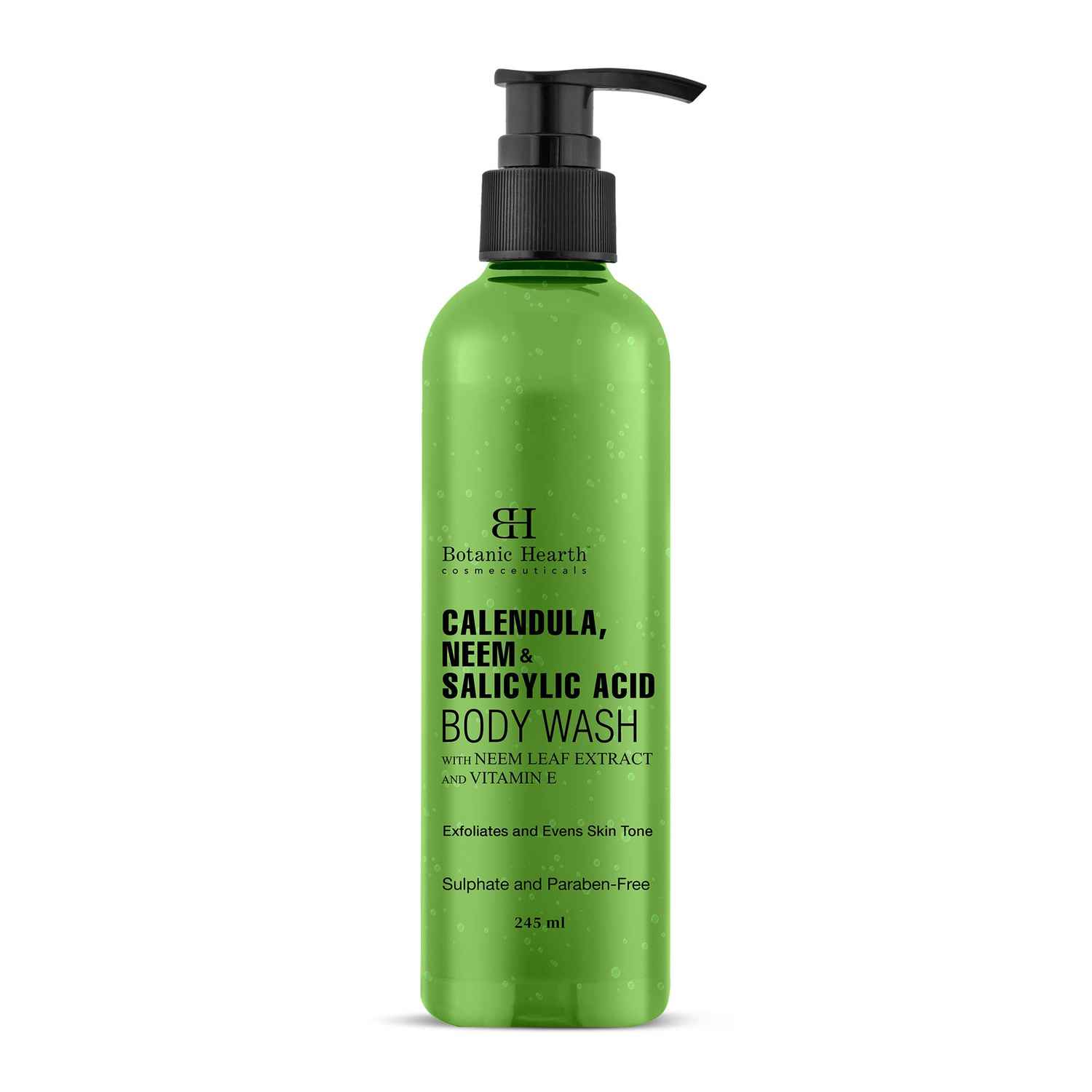 Buy Botanic Hearth Calendula , Neem and Salicylic Acid Body Wash 245 ml - Purplle