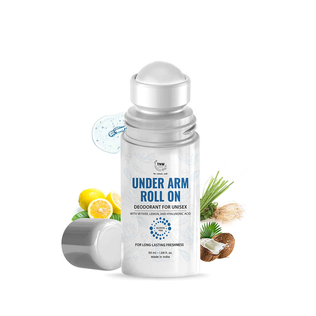 Buy TNW The Natural Wash Underarm Roll-On Deodorant| With Lemon, Vetiver and Hyaluronic Acid | For Long-Lasting Freshness 50 ml - Purplle
