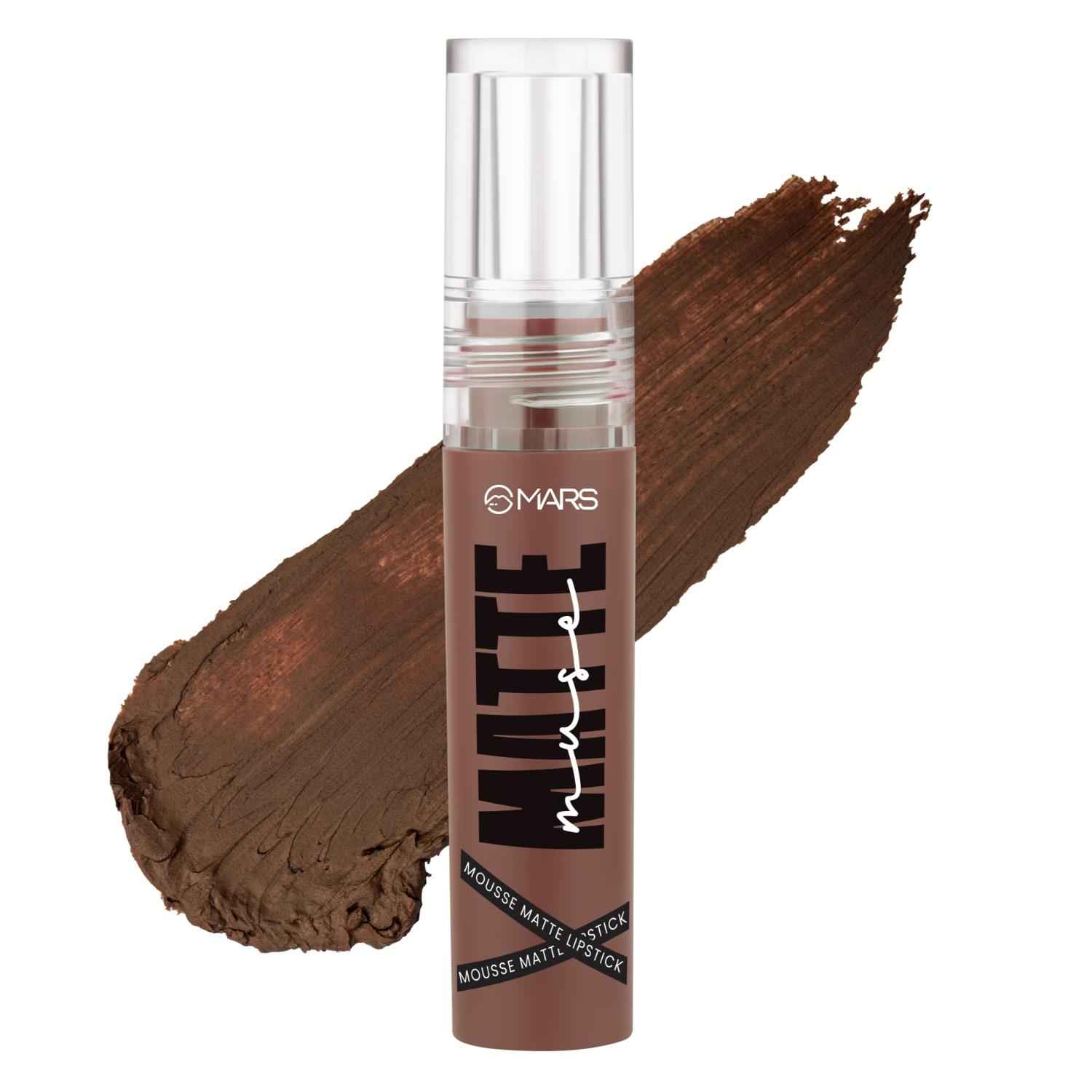 Buy MARS Matte Muse Mousse Lipstick (3 ml) (04-TREND SETTER) with Doe-Foot Applicator | Highly Pigmented | Smooth Texture | Hydrating Formula | Blurry Lips Effect - Purplle