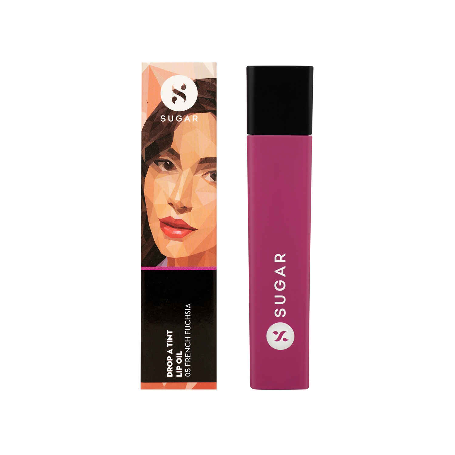 Buy Sugar Drop A Tint Lip Oil 05 French Fuchsia 4 ml - Purplle