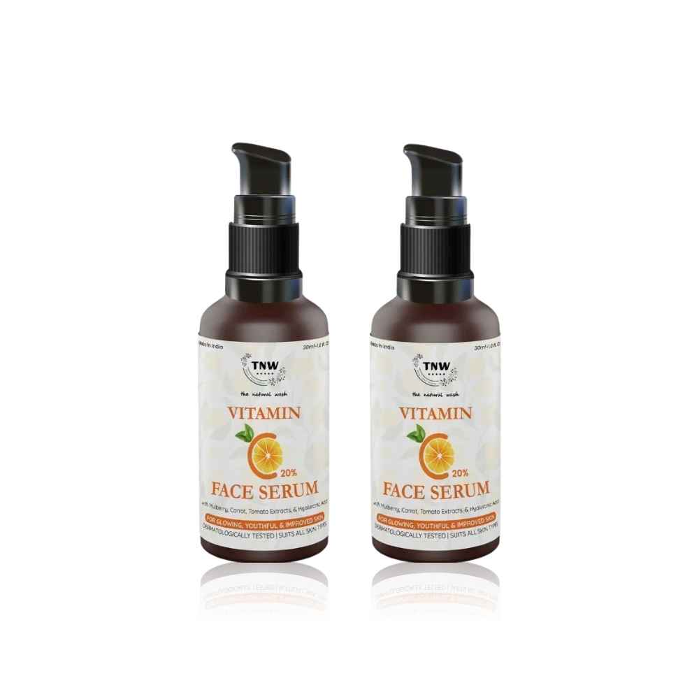 Buy TNW – The Natural Wash Set of 2 Vitamin C Face Serum 30 ml - Purplle