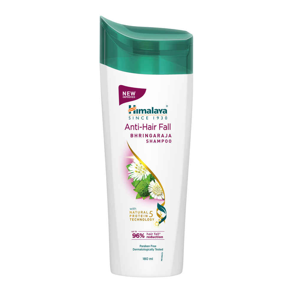 Buy Himalaya Anti-Hair Fall Bhringaraja Shampoo, Reduces Hair Fall, Makes Hair Healthy, With Bhringaraja & Palasha,for men and women, 180 ml - Purplle