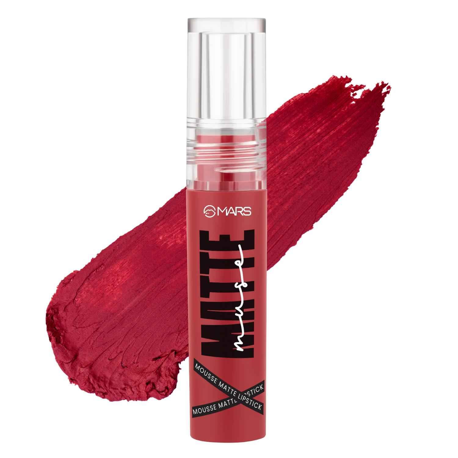 Buy MARS Matte Muse Mousse Lipstick (3 ml) (08-BOSS GIRL) with Doe-Foot Applicator | Highly Pigmented | Smooth Texture | Hydrating Formula | Blurry Lips Effect - Purplle