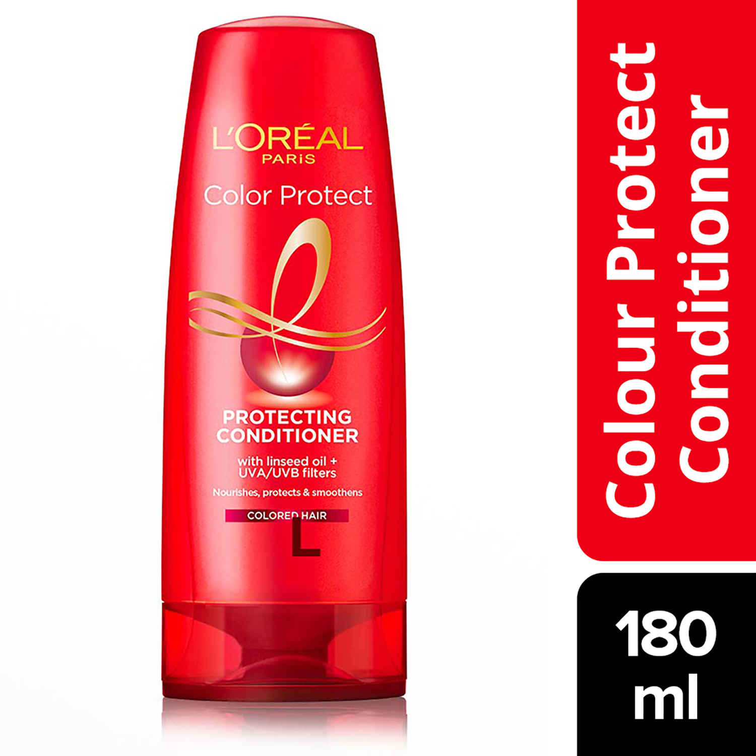 Buy L'Oreal Paris Conditioner, Vibrant and Revived Colour Protects from UVA & UVB, For Colour-treated Hair, Colour Protect, 180 ml - Purplle