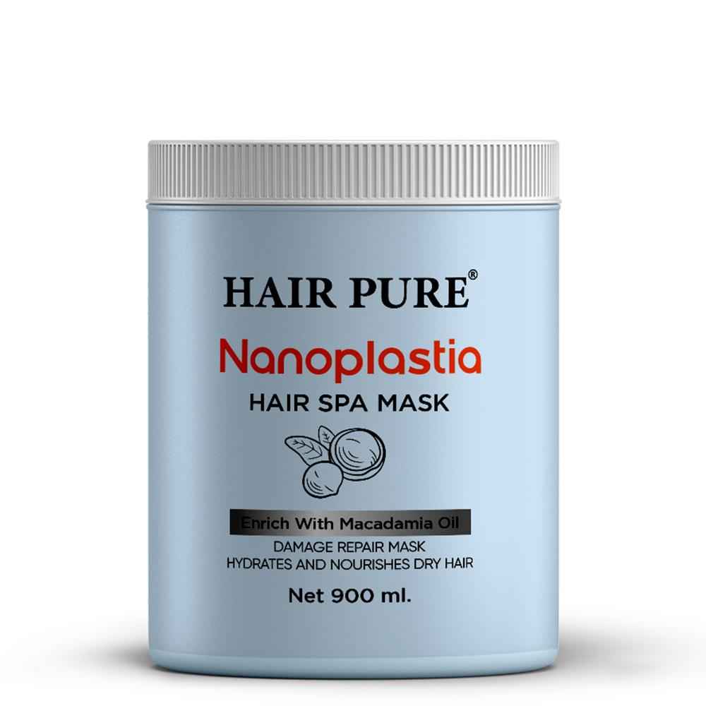 Buy Hair Pure Nanoplastia Hair SPA Mask Deep Nourishment With Macadamia Oil 900 ml - Purplle