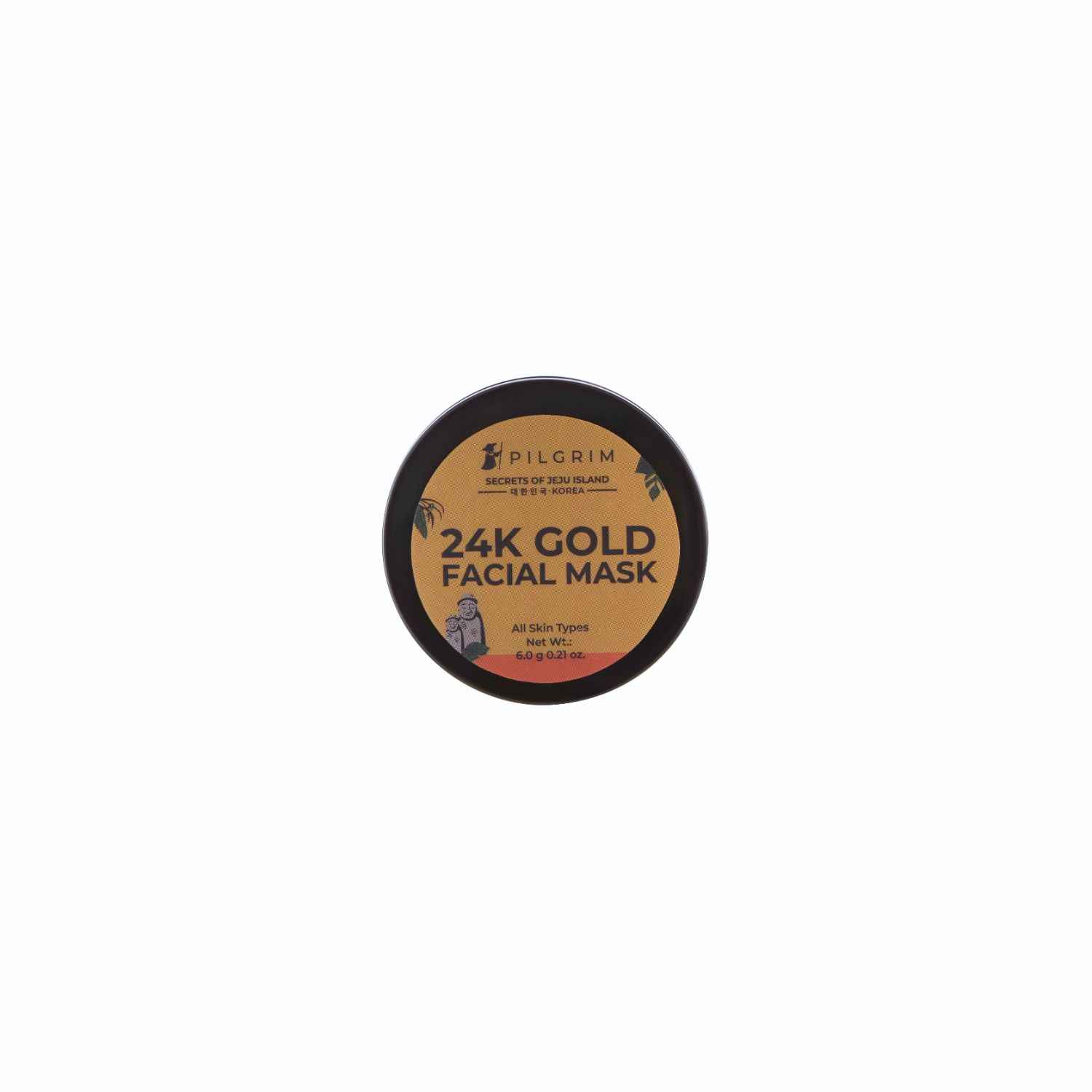 Buy Pilgrim Mini 24K Gold Facial Mask for Glowing Skin, Skin Hydration, Restore Skin Radiance and Anti-Ageing | Men & Women | For Skin Types | (8 gm) - Purplle