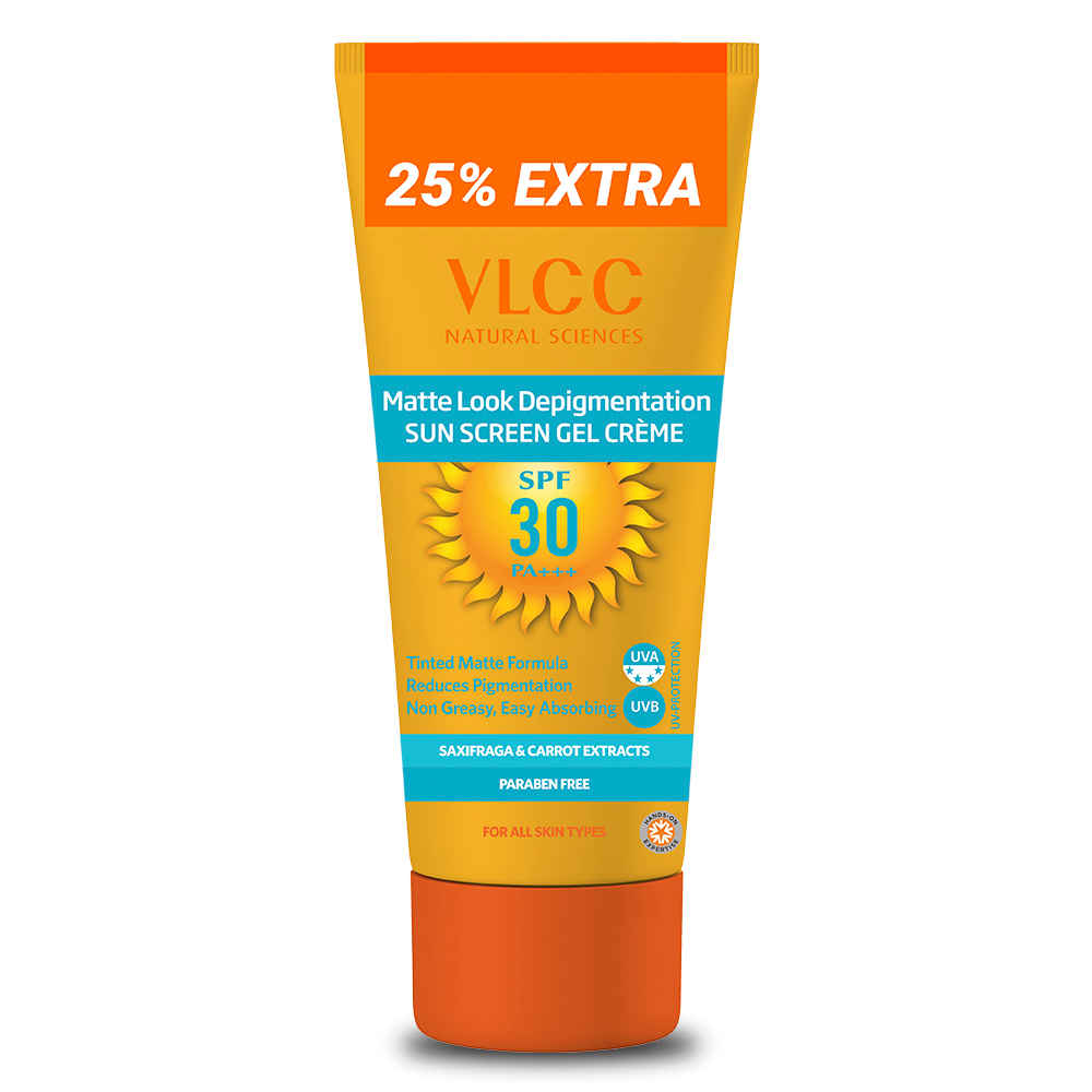 Buy VLCC Matte Look Depigmentation SPF 30 Sun Screen Gel Creme (125 gm) - Purplle