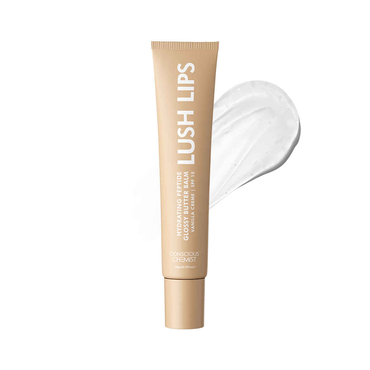 Buy Conscious Chemist Multi Peptide & Shea Butter Infused Lip balm With SPF 15 :- Vanilla (15 gm) - Purplle