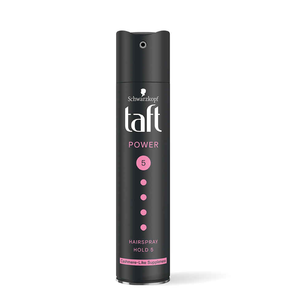 Buy Schwarzkopf TAFT Power Hold 5 Hair Spray for Heat Protection, Gives Cashmere like Softness - 250 ml - Purplle
