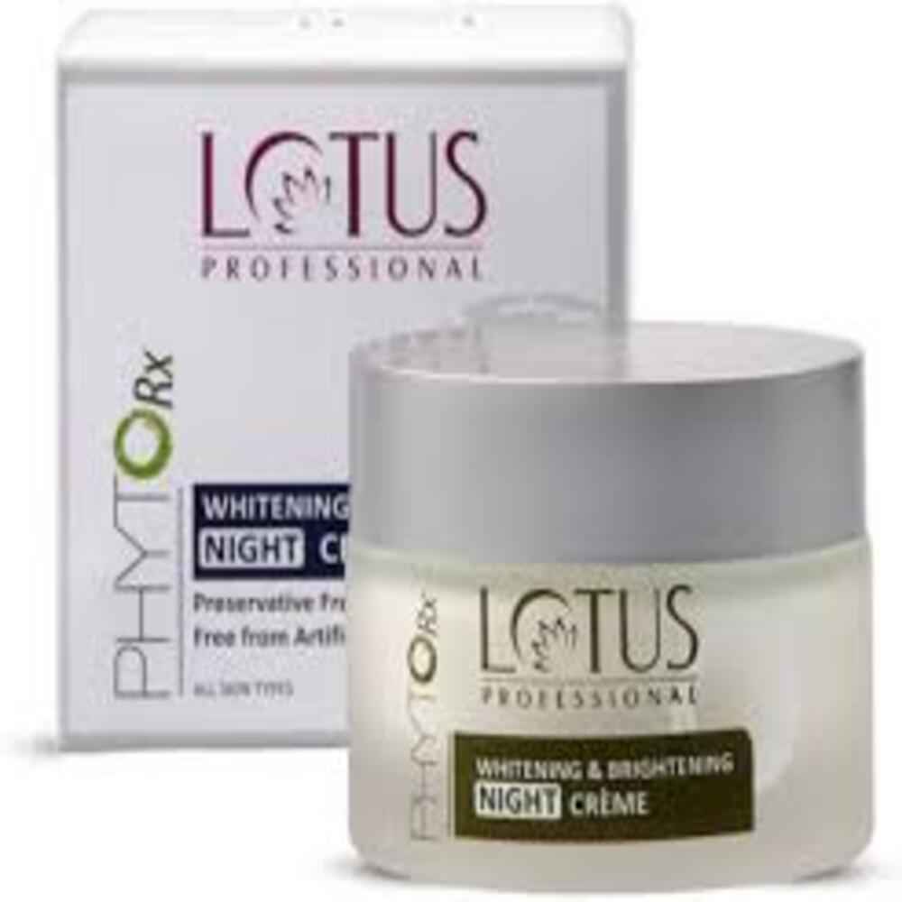 Buy Lotus Professional PhytoRx Whitening & Brightening Night Cream | All skin types | Night Repair cream | 50 gm - Purplle