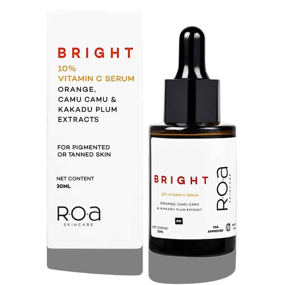 Buy ROA Skincare Bright 10% Vitamin C Face Serum 25 gm - Purplle