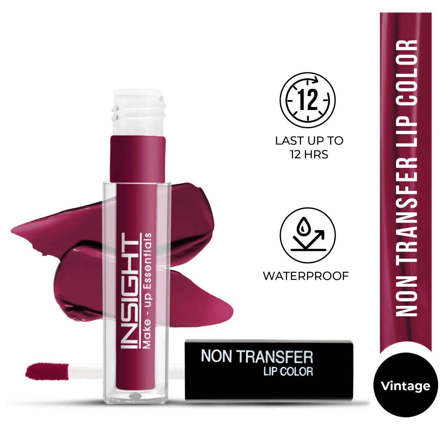Buy Insight Cosmetics Non-transfer Lip Color - Vintage (4 ml) - Purplle