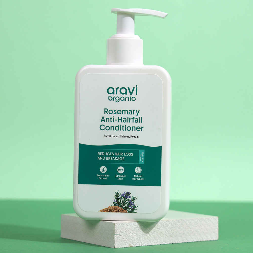 Buy Aravi Organic Rosemary Hair Growth Conditioner | Enriched with Rosemary, Methi Dana, Hibiscus & Reetha | Sulfate & Paraben Free | For All Hair Types | Suitable for Men & Women – 200 ml - Purplle