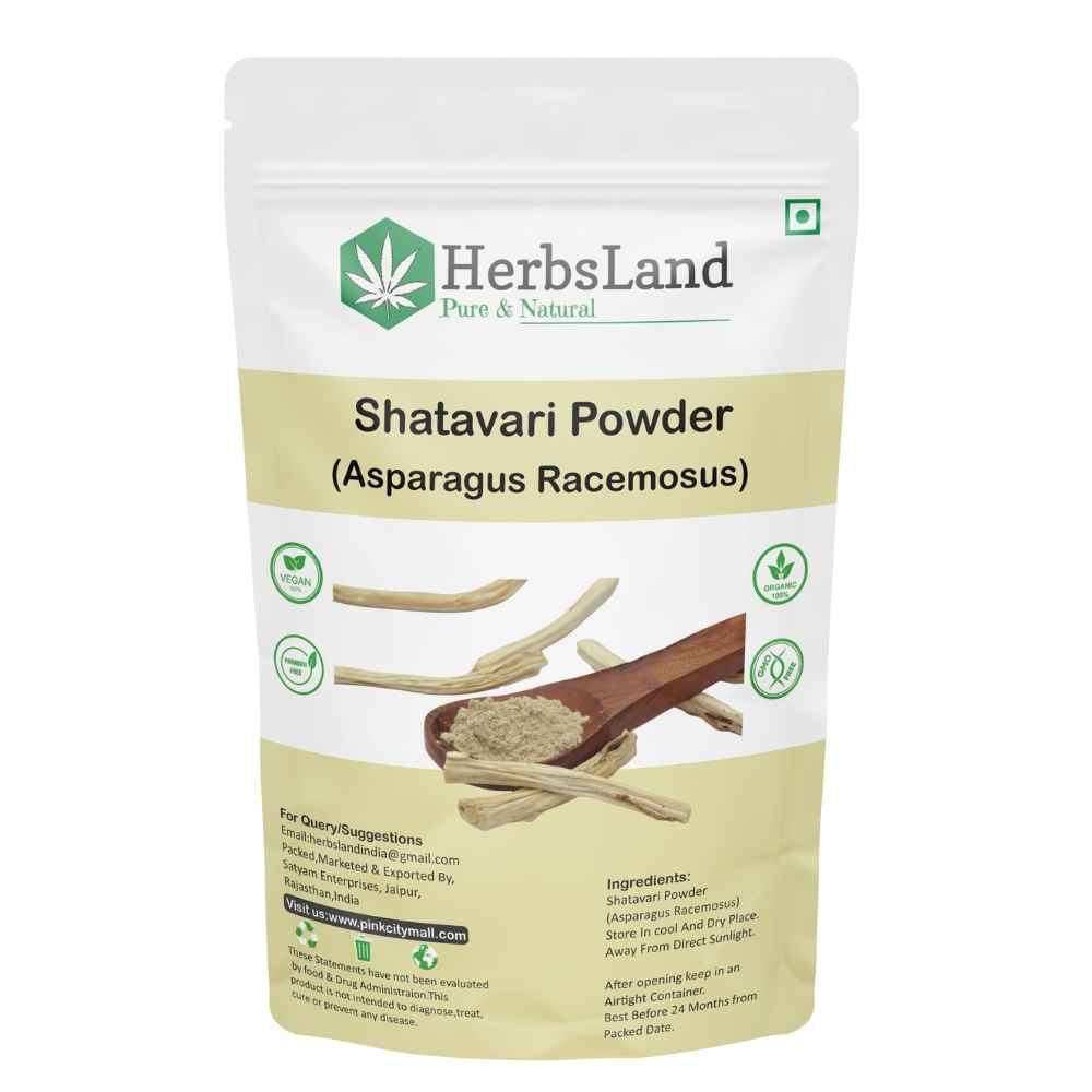 Buy Herbsland Pure Shatavari Powder - Natural Remedy For Reproductive Health, Digestion & Immunity | Ayurvedic Powder |100 gm - Purplle
