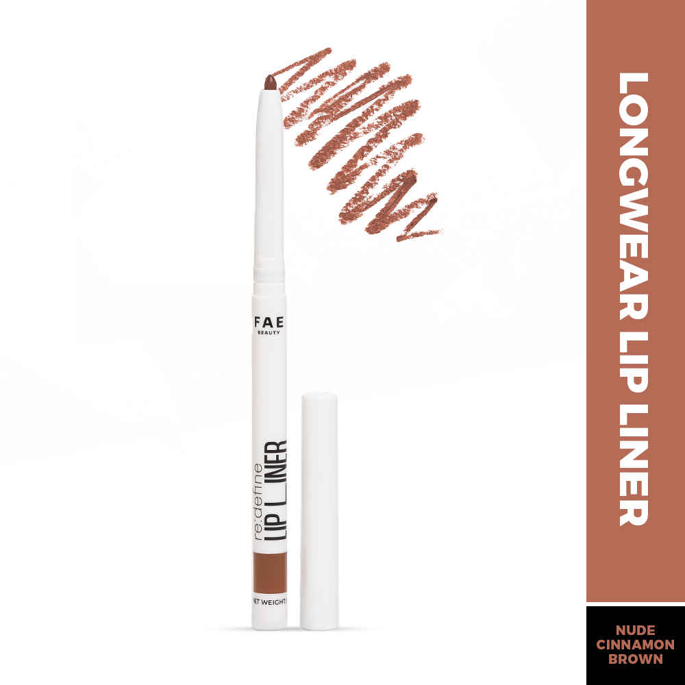 Buy Fae Beauty Re:Define Lip Liner |Long-Lasting | Matte | Non-drying | Transferproof & Smudgeproof | Enriched with Vitamin E & Almond Oil | Shade - Bottomline - Purplle