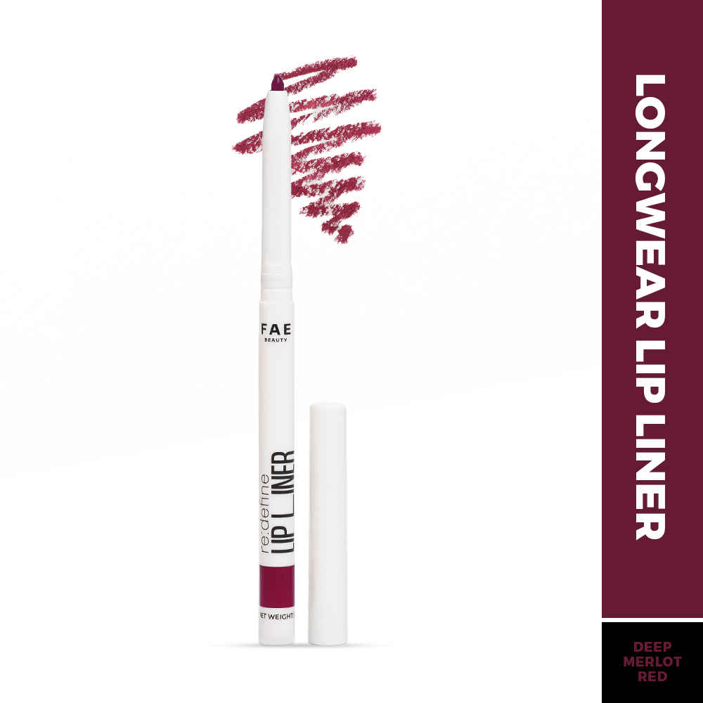 Buy Fae Beauty Re:Define Lip Liner |Long-Lasting | Matte | Non-drying | Transferproof & Smudgeproof | Enriched with Vitamin E & Almond Oil | Shade - Bloodline - 0.3 gm - 0.3 gm - Purplle