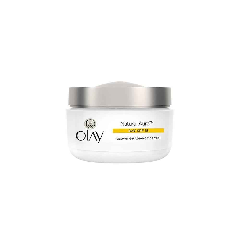 Buy Olay Natural Aura Day Cream |Glowing Radiance cream SPF 15 |50 gm - Purplle